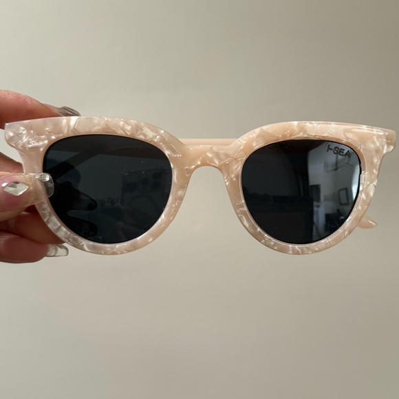 Accessories - A-SEA Pearl Pink Round Sunglasses